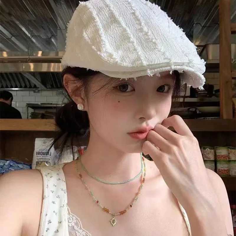 New Japanese Style Unisex Autumn Hat Solid Color Beret C For Women Vintage Designed Visor Winter Cs For Men Outdoor Gift XJ250807