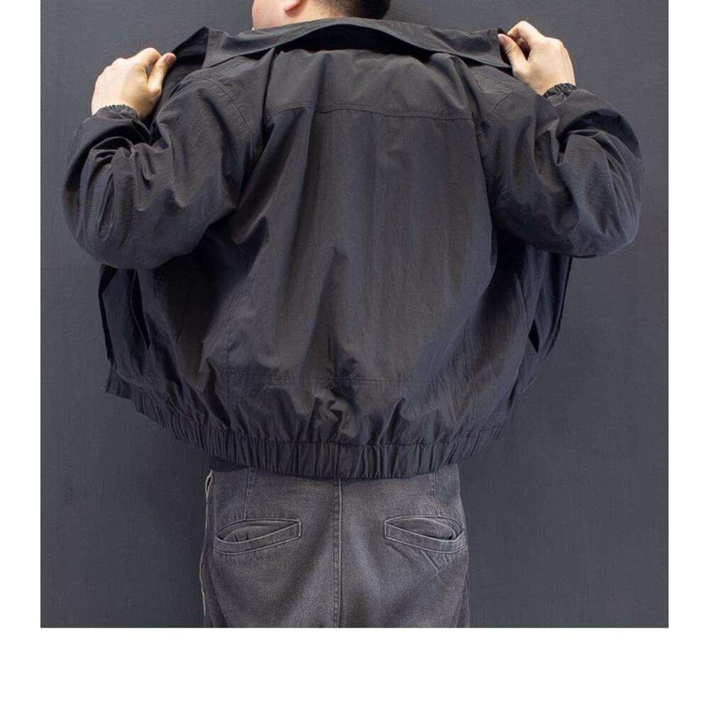 Purchase By Size Chart 2024 Spring And Autumn New Coat Brand Workwear Casual Jacket Trendy Versatile Men's Wear