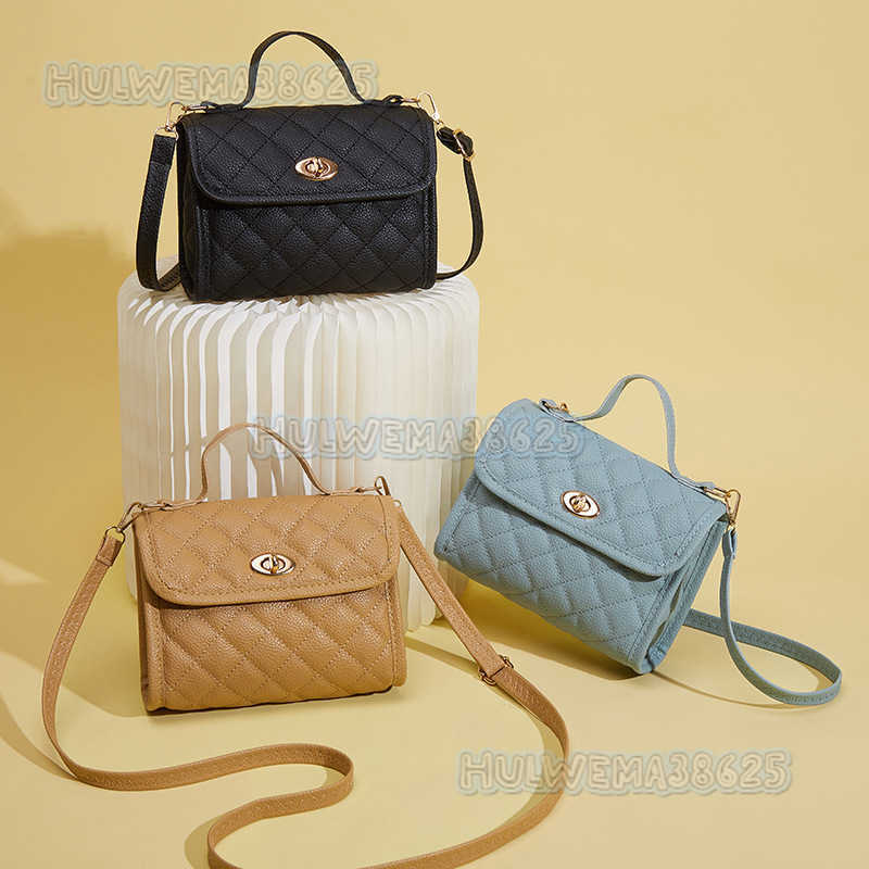 Style Small Square Bag 2025 Ladies Bag Womens Bag Phone Bag Quilted Chain Embroidered Bag H250806