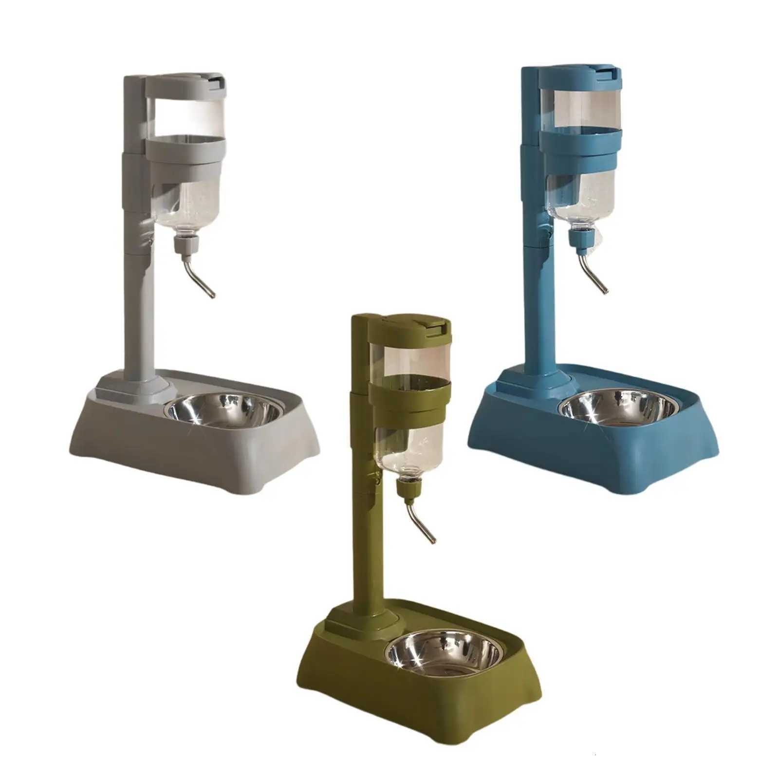 Pet Automatic Water Drinker Water Bottle Stand Cat Dog Bowl Automatic Food Y250806