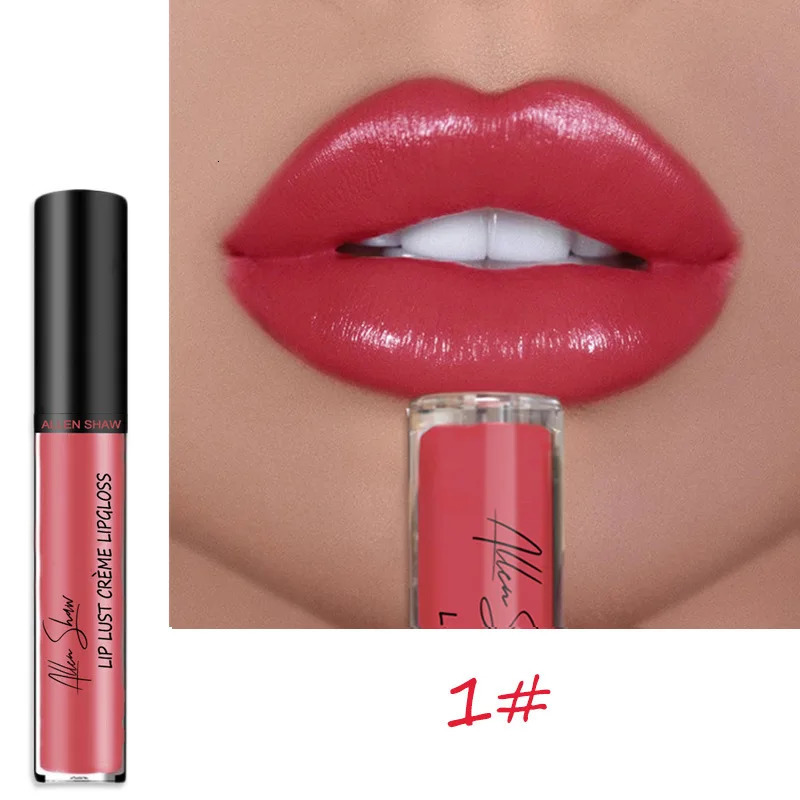 12 Colors Sexy Women Lipstick Waterproof Long Lasting Moist Lip Gloss Vivid Colorful Lipgloss Women Makeup maquiagem 250731
