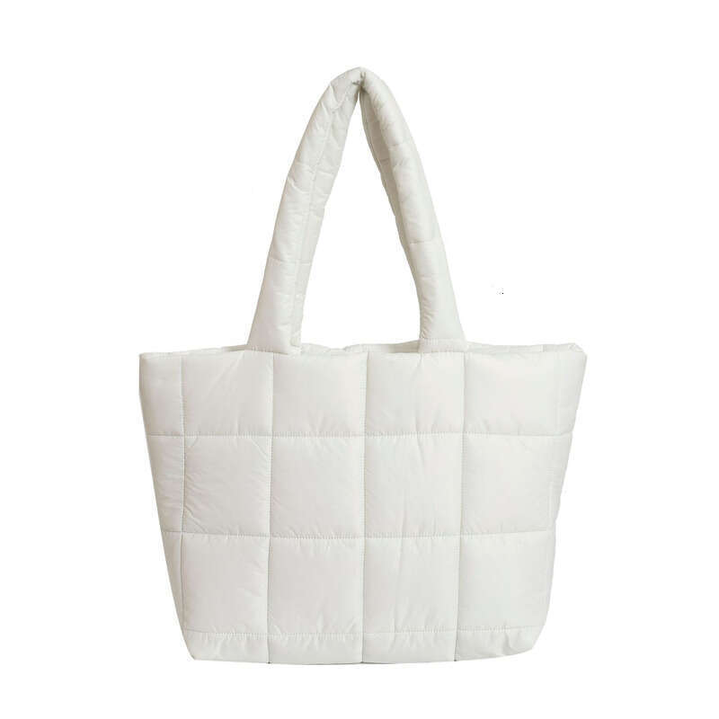 Shoulder Bag Light And Soft Bag Trendy Niche Design Checkered Soft Tote Bag For Women Handheld And Shoulder Fashionable Cotton Bag Large Ca