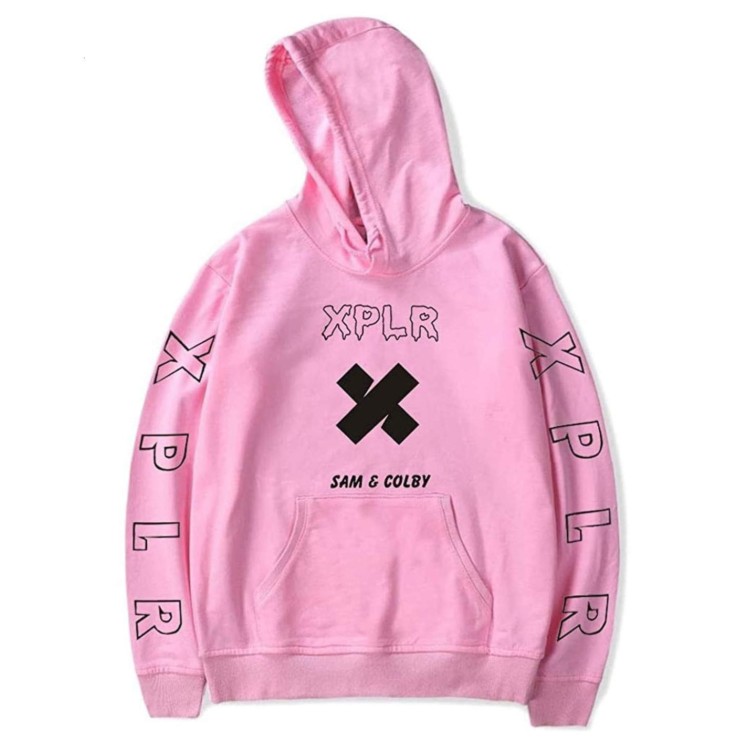 Free Shipping Designer Hoodie 2025 Foreign Trade Sports Shirt Men's And Women's Solid Color Printed Hooded Sports Shirt Foreign Trade Women&