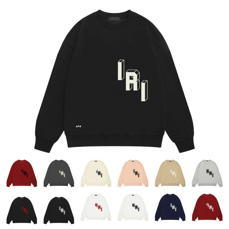 Men's Designer Hooded Sweatshirt All Cotton Hip Hop Casual Round Neck Pullover For Loose Fit Trendy Comfort Oversized Letter Print Streetwear