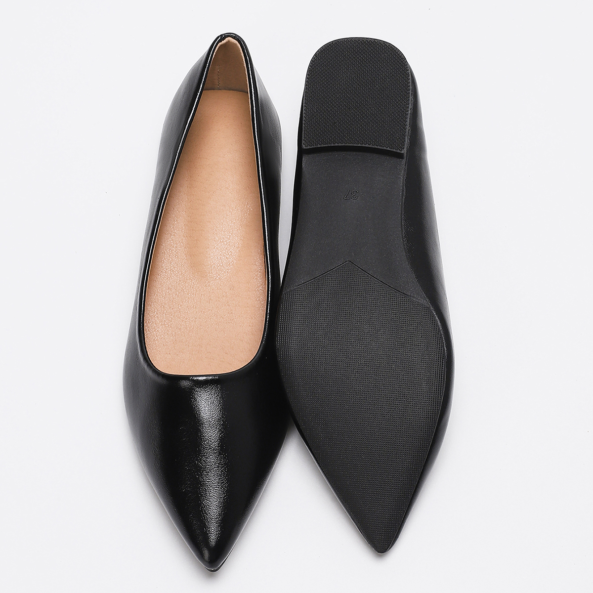 Sandals A new solid color elegant style shallow toe pointed flat shoe for office and outdoor use, a versatile and comfortable commuter must-have for w