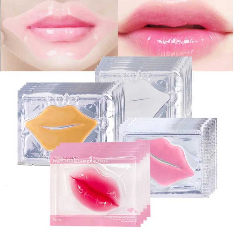 30PCS Collagen Crystal Lip Mask Gel Patches Moisturizing Hydrating Repair Lines Lips Plumper Pad Lip Care Enhancement Lip MaskXJ250807