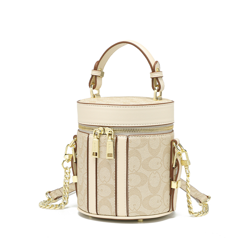MKF designer free shipping Light luxury High quality casual barrel shaped bag versatile classic fashion handbag for woman dh911761540