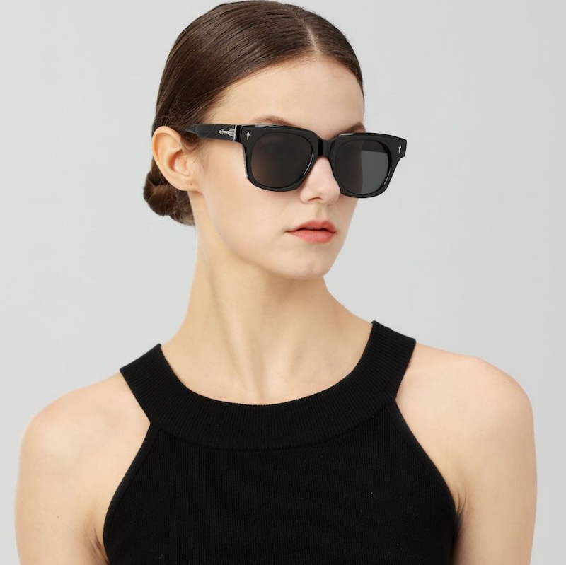 Vintage Cat Eye Sunglasses Women Butterfly Steampunk Gold Thick Glasses Clear Punk Retro Goggles Gothic Y2K Futuristic Cool INS Niche High-end Sturdy 