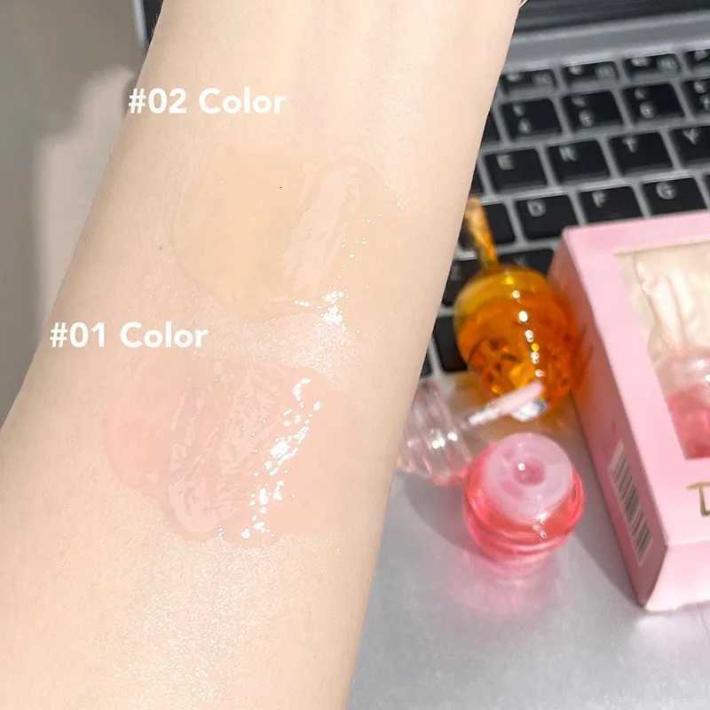 Small Honeypot Lip Oil Moisturizing and Fading Lip Pattern Water Lip Balm Dudu LipsXJ250807