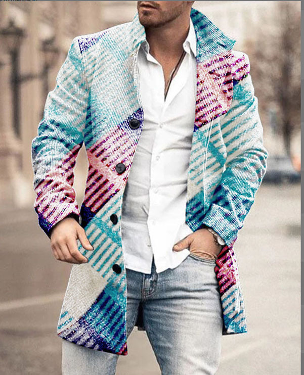 designer Mens Blazers Luxury style Leisure clothes Colorful graffiti print coats printed jacket casual