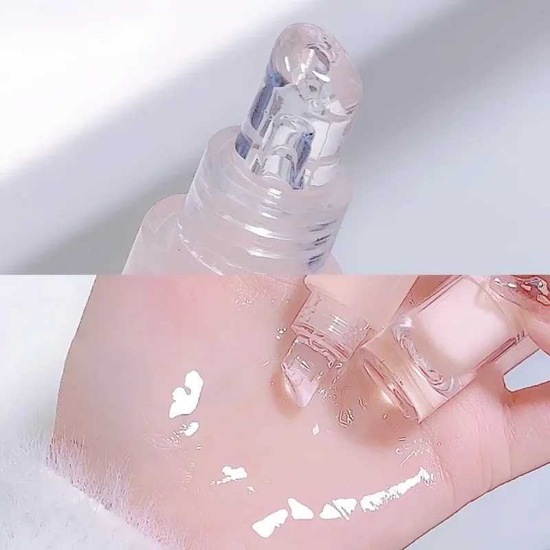 Glass Water Glossy Lip Gloss Full and Plumping Lip Balm Hydrating Moisturising Lip Care Clear Nude Color Jelly Lipsticks PrimerXJ250807