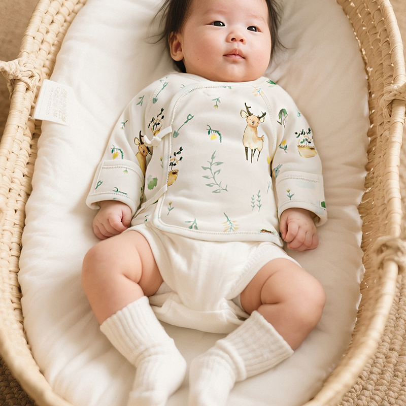 Baby Cotton All-Season Breathable One-Piece Romper