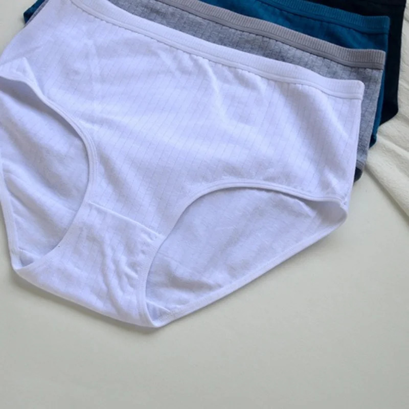 5PcsSet High Rise Cotton Pantie Sexy Lingerie Solid Color Briefs Female Seamless Underwear Comfort Intimates 250807