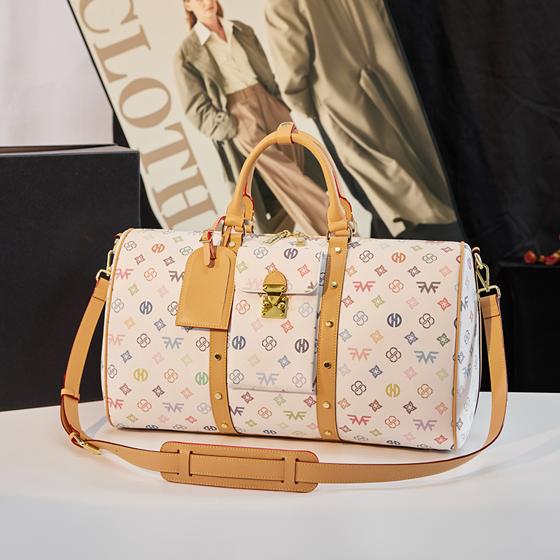 MKF designer bag free shipping Light luxury high-quality printed handbag, classic retro casual capacity large women's handbag