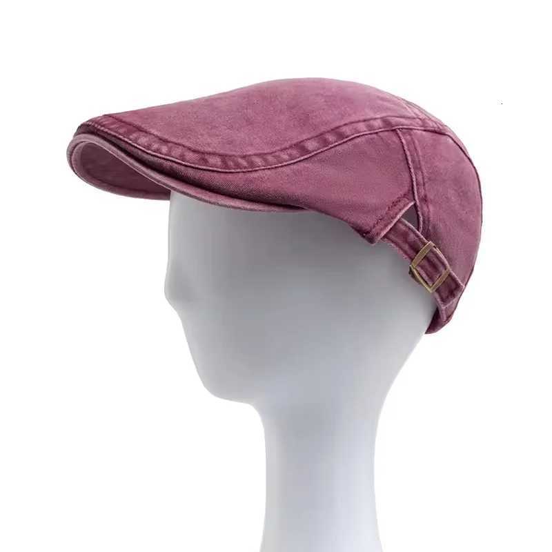 New Vintage Cotton Beret Men Women Fashion Flat Visor C Casual Autumn Berets Retro Newsboy Hat Summer Unisex Adjustable XJ250807