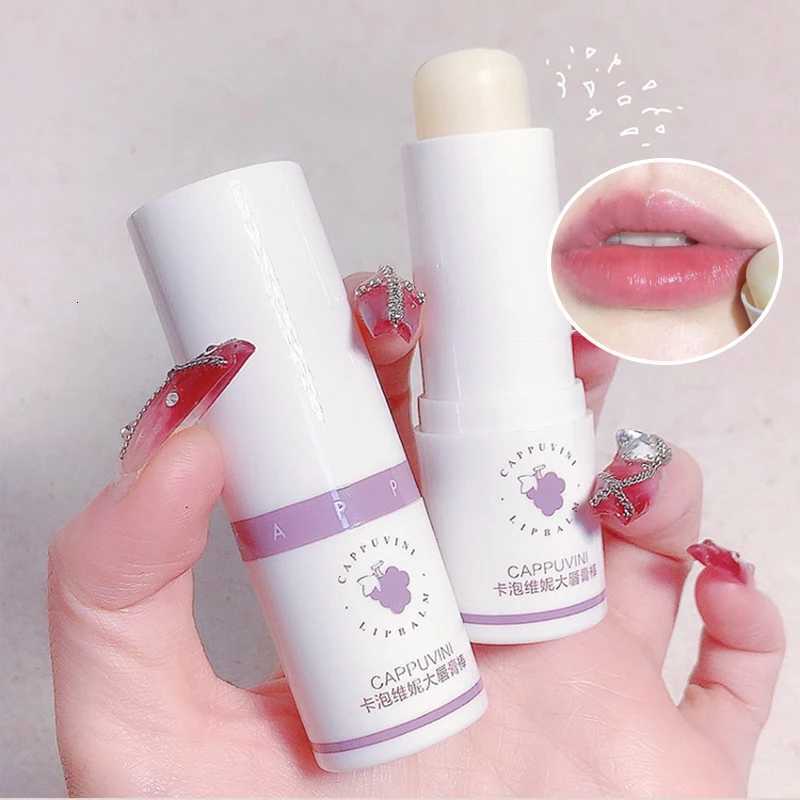 Cappuvini Grape Lip Balm Stick 8g Deeply Hydrating and Moisturizing Prevents Dryness and Cracking Reduces Lip LinesXJ250807