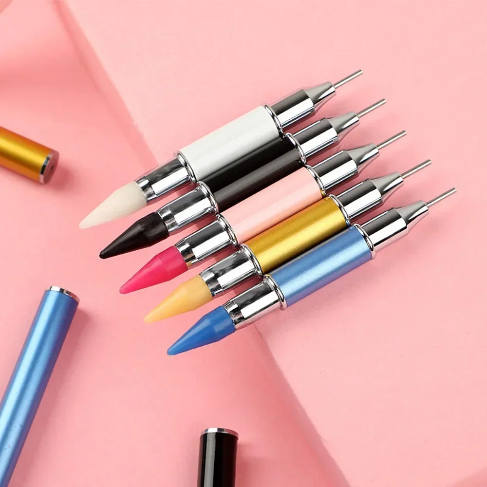 Diamond Painting Tool Double Head Multifunctional Nail Pen Metal Material Diamond Painting Accessories PenPen Tip Options 250805