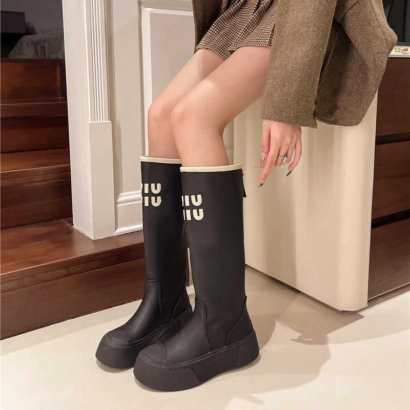 2024 Summer New Female Breathable Hollowed Out Mesh Boots Genuine Leather High Knee Boots High Heels Show Thin Cool Boots XJ250807
