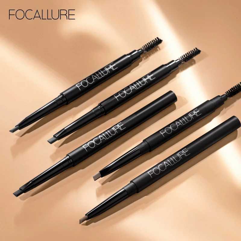 Focallure Eyebrow Pencil 3 Colors Precise Brow Definer Waterproof Makeup Black Brown Eye Brows Cosmetics For Womens Make Up W250807
