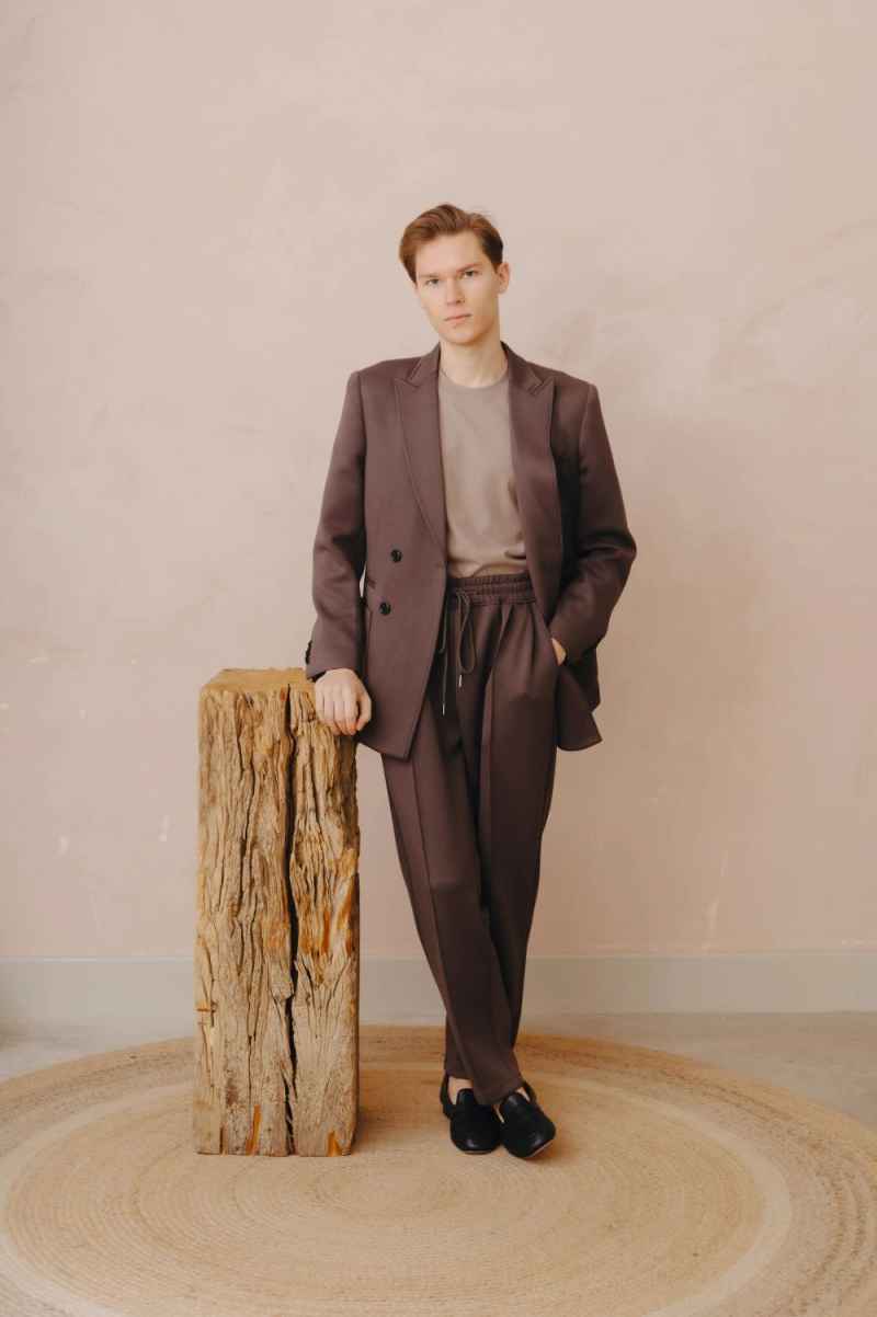 Brown Peaked Lapel Double Breasted Blazer Trousers Party Wear Male Suits Wedding Costume Homme Slim Fit Outfit 2Pcs Jacket Pants