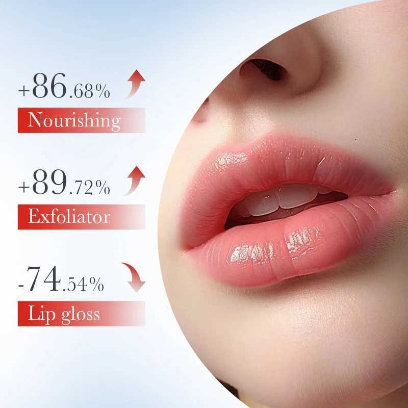 Strawberry Lip Scrub Removes Dead Skin Cuticle Lightens Lip Lines Brightens Lip Color Smooths Moisturize Soften Pink Lips MakeupXJ250807