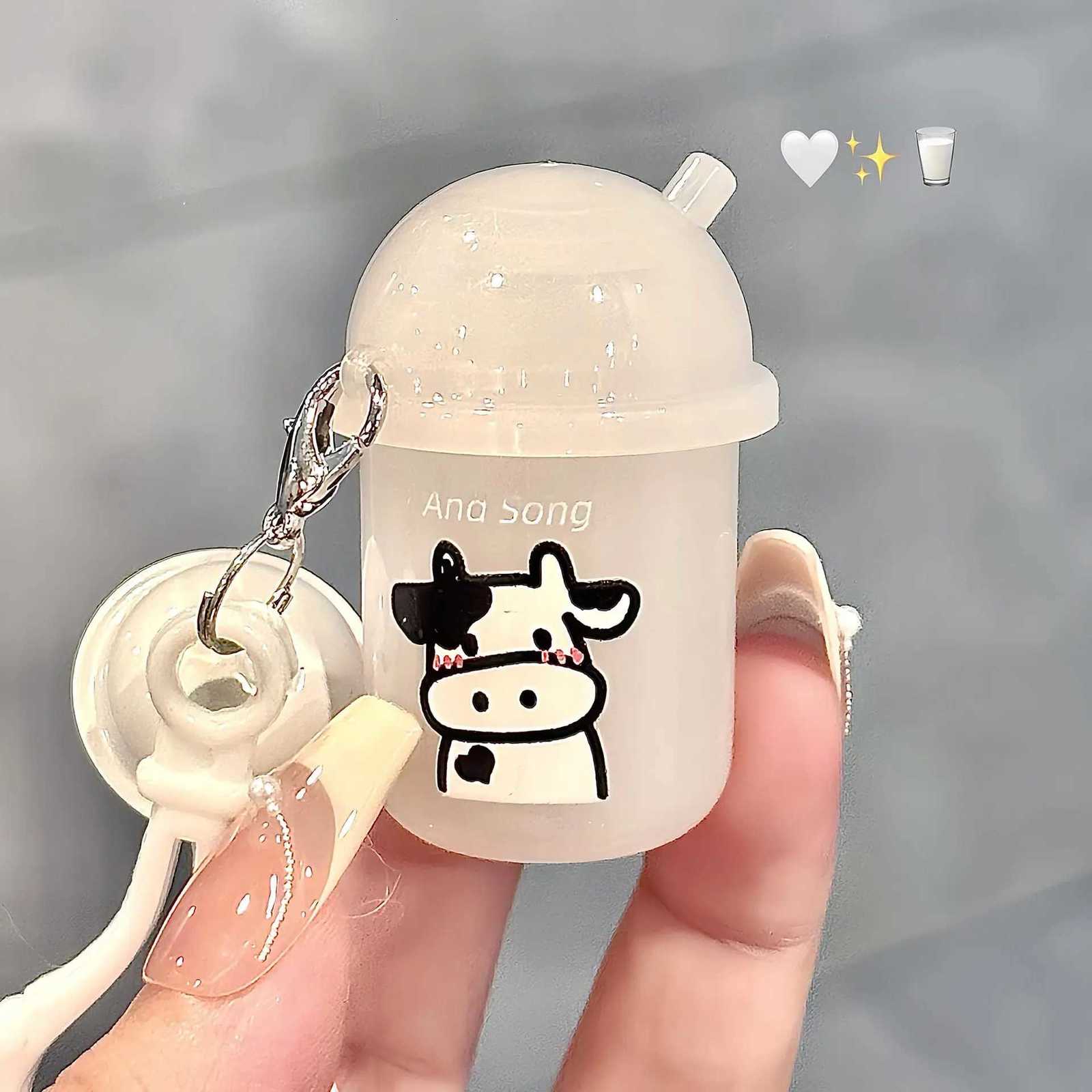 Cute Keychain Lip Balm Moisturizing Lip Gloss Hydrating Reduce Liplines Sleeping Mask Clear Jelly Water Light Lip Oil Lips CareXJ250807