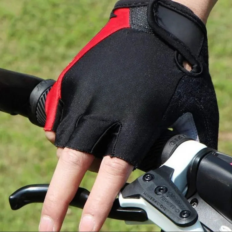 Half Finger Cycling Gloves Men Women Anti Slip Shock Breathable Summer Bicycle Fingerless Sports Gym Training Bike 250729