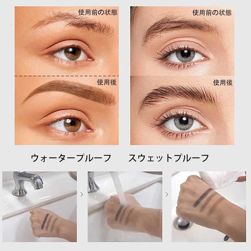 3-in-1 Waterproof Eyebrow Powder Beginner-Friendly with Brush Mirror - Long-Lasting Smudge-Proof Precision Eyebrow Styling W250807