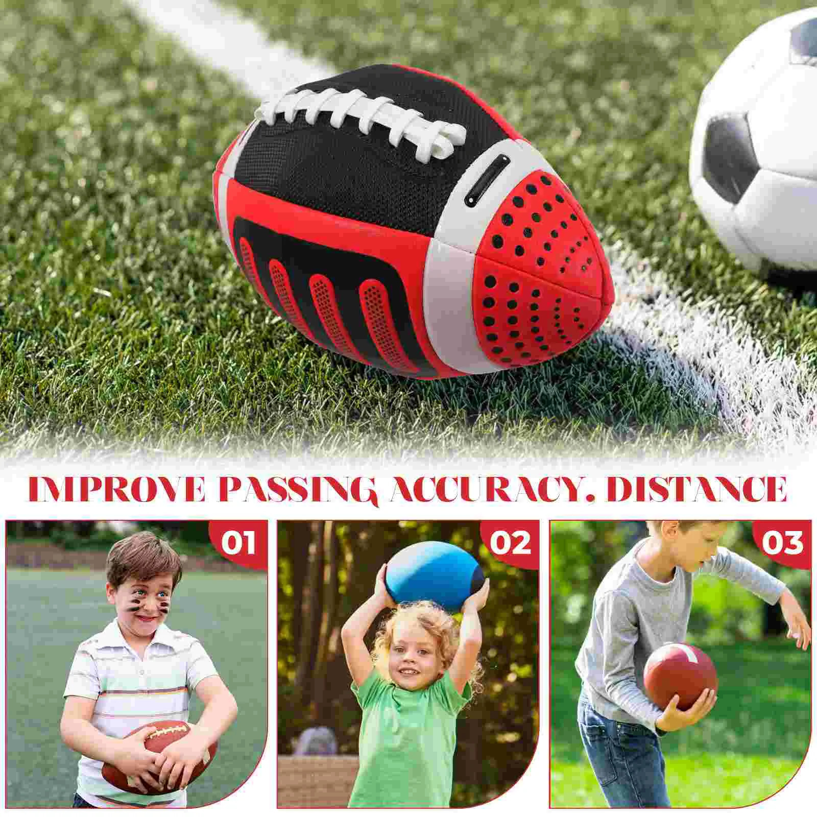 Kids Rugby Ball Children Toy Outdoor Football School Sports Team Equipment Funny Athletic Training 250729