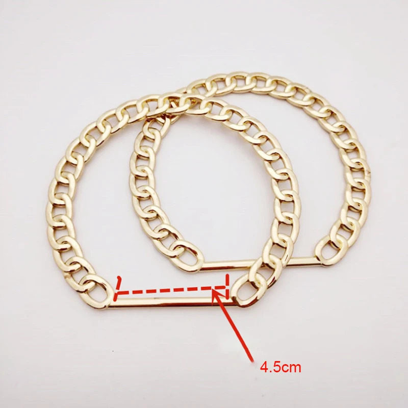 Golden Vintage Bag Chain Handle Women Bag Straps handbag Chain Fashion Woman Bag Accessory Detachable Parts Replacement handle 250807