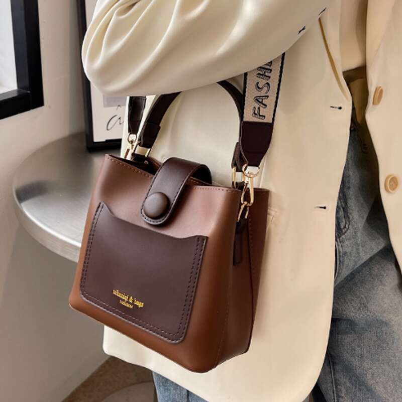 Burst Popular New Fashion Handbag One shoulder Women s Cross body All Retro Bucket Bag