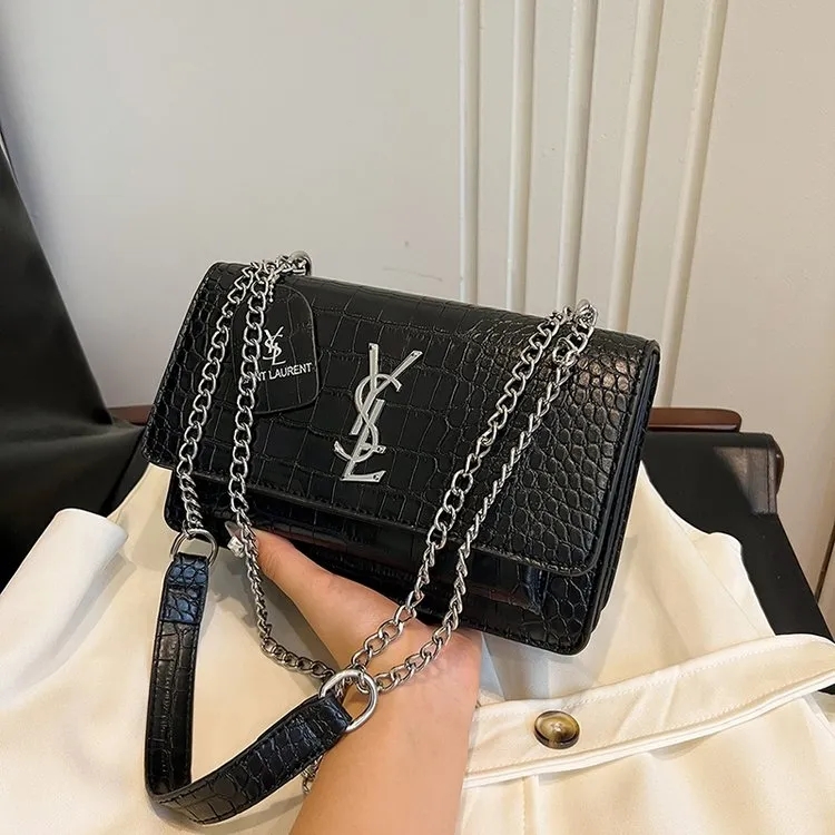 Designer bag luxury women's new high-end trendy versatile shoulder bag chain bag crossbody bag fashionable versatile handbag