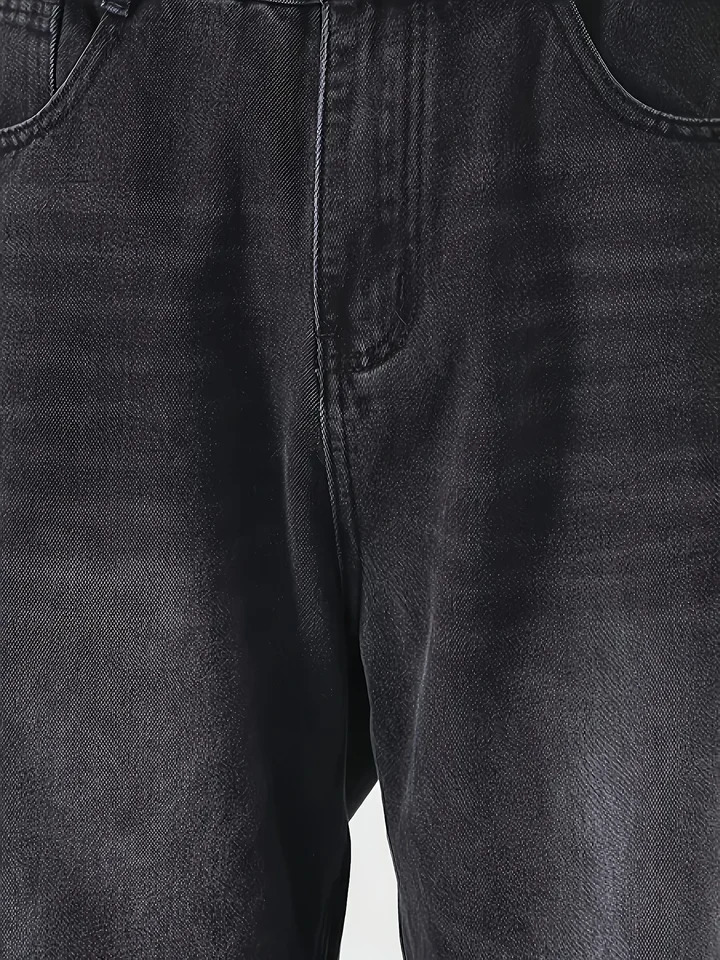 MenS Skinny Fit Wide Leg Jeans Stylish Comfy Denim Pants Versatile For Four Seasons 250807