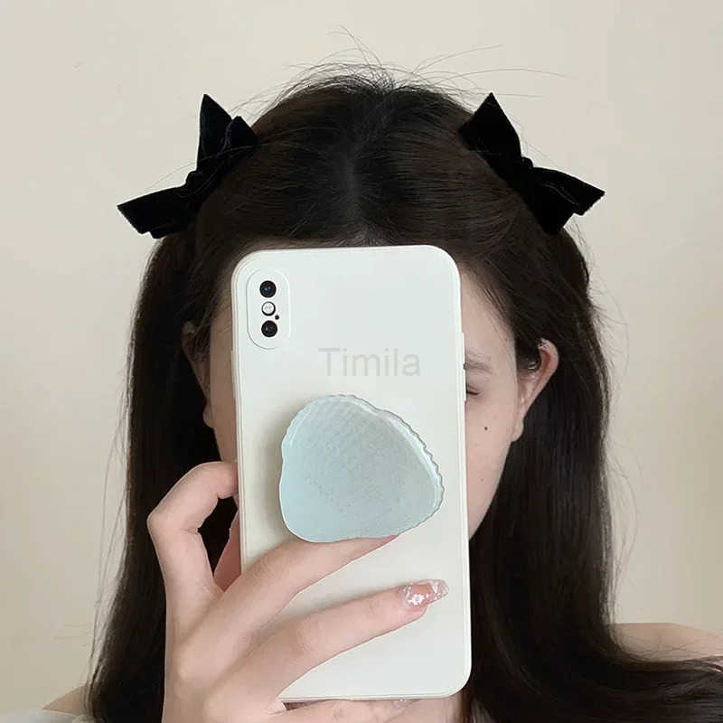 Half Bow Hair Clip Retro Girl Side Duckbill Clip Hair Accessory Black White Ribbon Clips Vintage Bowknot Side Hairpin Cute Girl U250807