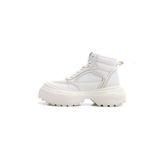 Jifffly Cotton 2025 Summer New Fleece-Lined Fashion Trendy Versatile Sports Height-Increasing Warm Short Boots
