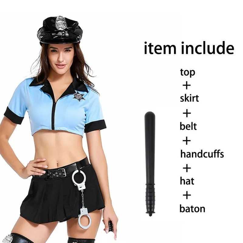 Sexy Women Lingerie Uniform Outfit Ladies Exotic Costume Sex Erotic Halloween Man Officer Cosplay Fancy Dress L250807