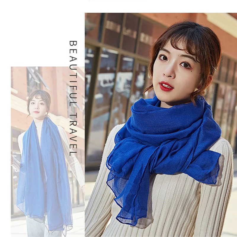 Cotton Linen Scarf Women er Spring Winter Warm Scarfs Pashmina Hijabs Scarves Shawls Wraps Foulard Headband 250805
