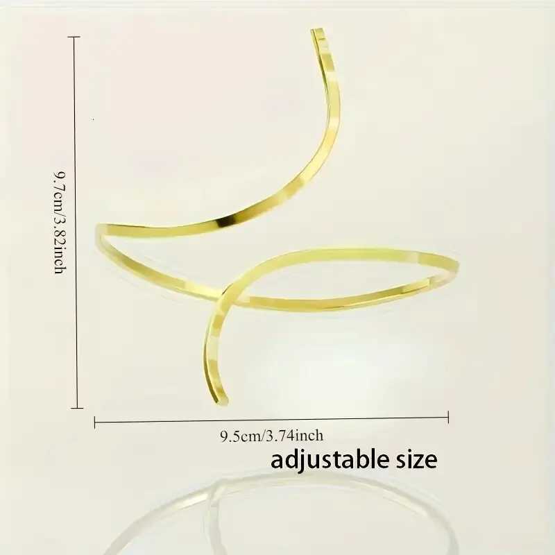 New European and American Retro Linear Geometric Curved Anklets and Foot Accessories Fashionable Summer Beach Matchinging Y250805