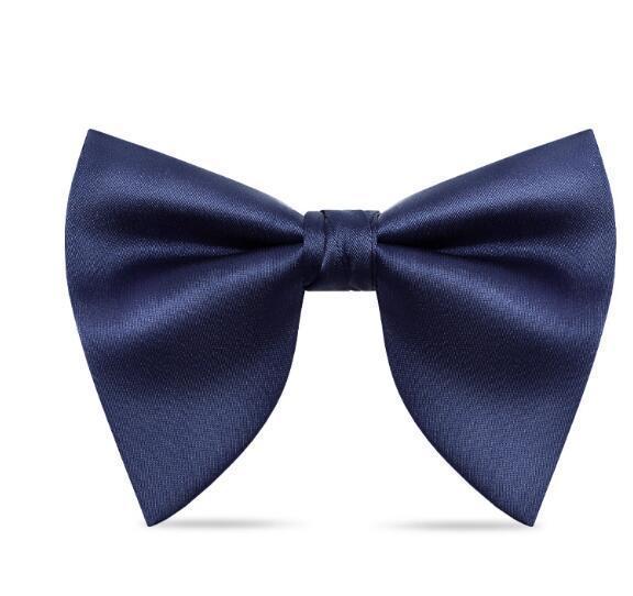 Fashion Silk Big Bowtie Handkerchief Cufflinks Set Bule Black Paisley Floral Jacquard Hanky Bow Ties For Men Business With Box 241230