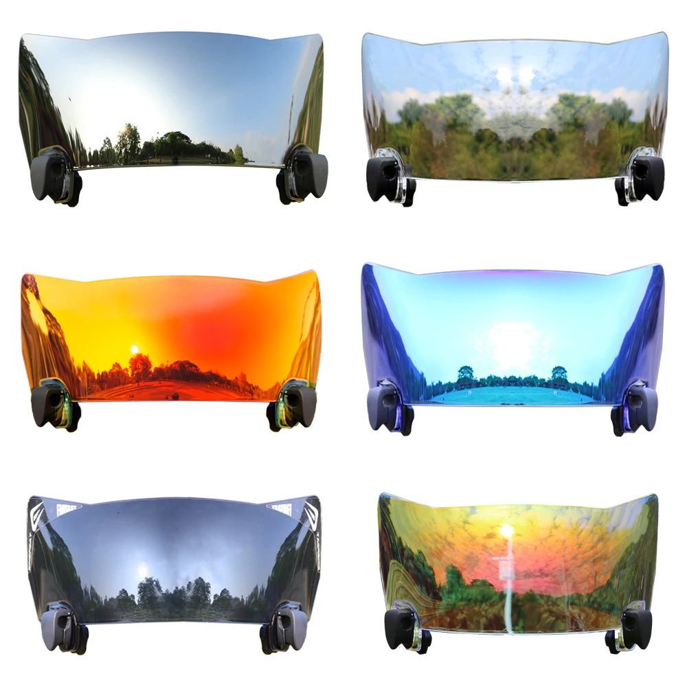 AntiUV Football Visors for SpeedFlex AXIOM Helmet American Rugby Goggles Eye Shield with Clips 250729