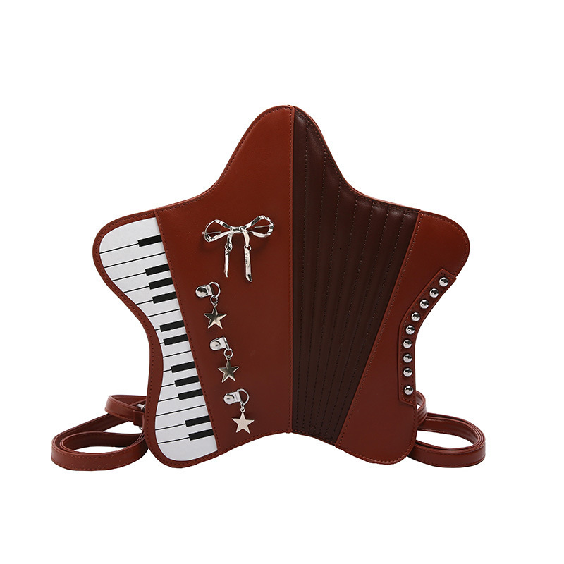 Free shipping designer Large Bag for Women Unique Five-Star Commuter Shoulder Bag Crossbody Bag Niche Design Piano Multi-Use Travel Backpack