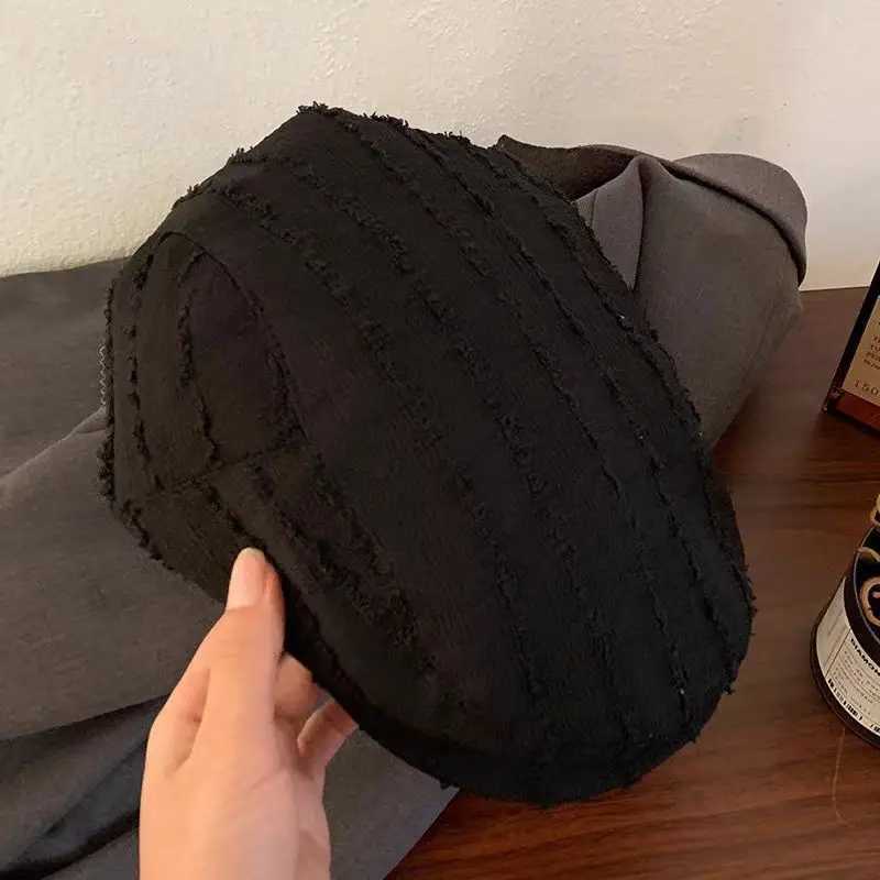 New Japanese Style Unisex Autumn Hat Solid Color Beret C For Women Vintage Designed Visor Winter Cs For Men Outdoor Gift XJ250807