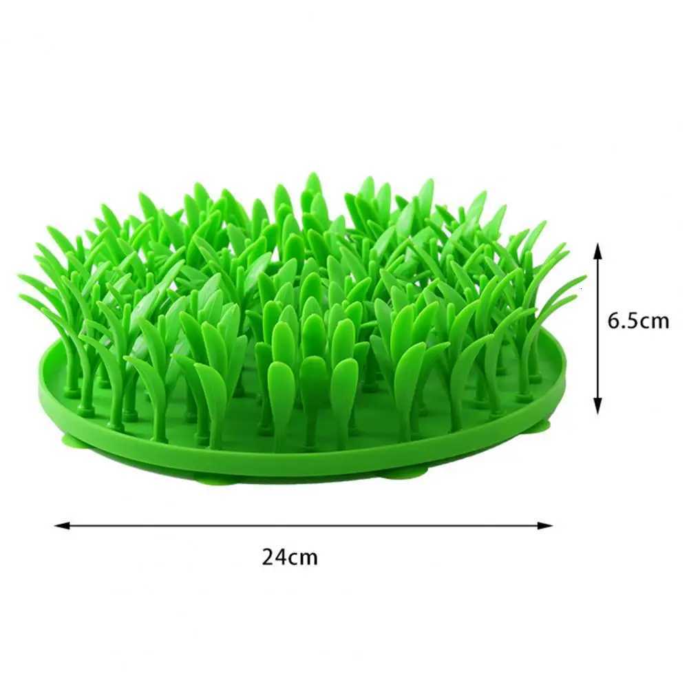 Silicone Grass Mat for Dogs Pet Enrichment Toy Silicone Grass Mat for Cats Dogs Slow Feeder Toy Anti-slip Foraging Pad for Pets Y250806