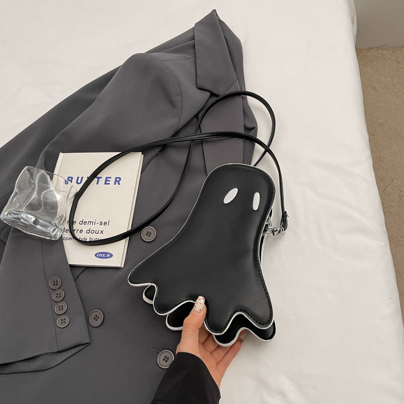 Free shipping designer Creative Street Style Spicy Girl Ghost Bag for Women New Niche Design Halloween Quirky Shoulder Bag Crossbody Bag