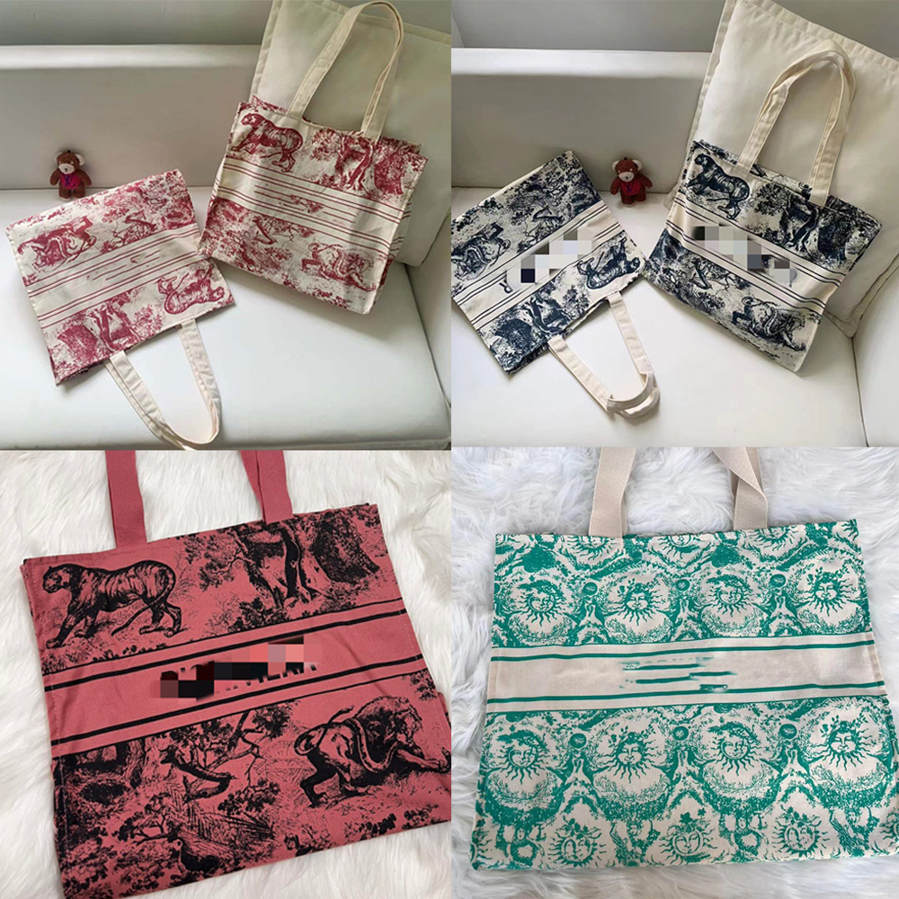 Designer storage bags tote canvas Shopping printed Letters Beach Bag Casual Handbag for Travelling Shopping Gym Vacation