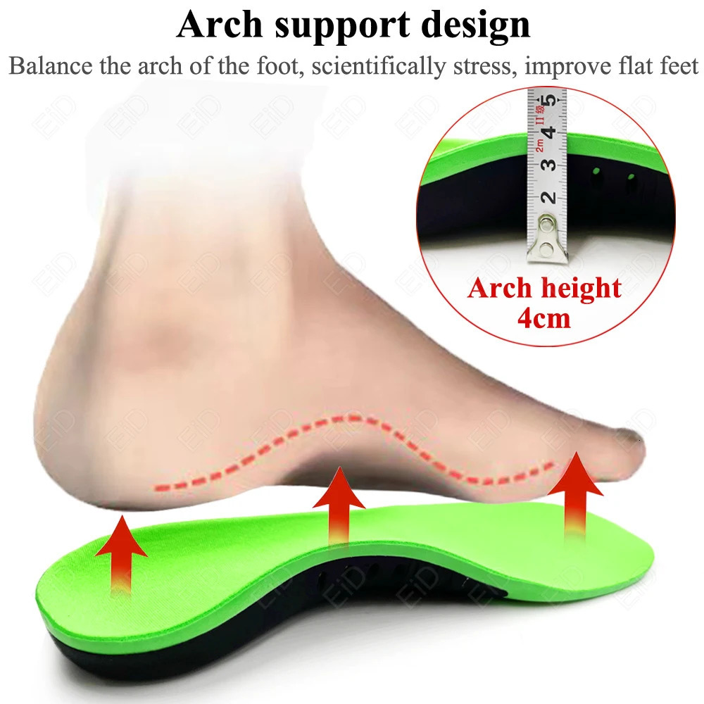 EiD Ortic Insole Arch Support XO Leg Flat Foot Health Shoe Sole Pad insoles for Shoes insert padded Orthopedic insoles 250805