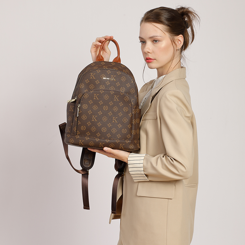 MKF designer bag free shipping Light luxury high-quality backpack fashionable Large capacity classic versatile vintage handbag for women