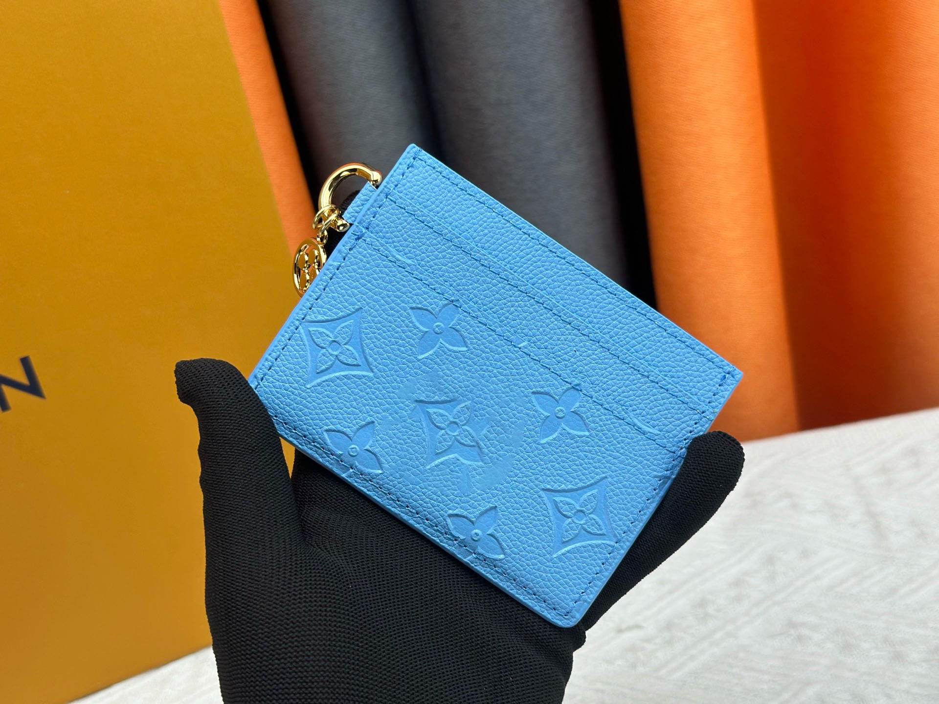 High-quality leather wallet; designer bag; luxury fashion card holder; large capacity; leather business coin and card pouch.