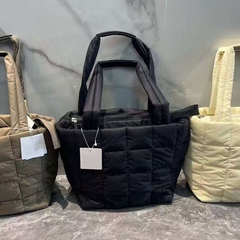 Shoulder Bag Light And Soft Bag New Fashion Versatile Classic Solid Color Simple Commuting Daily Large Capacity Practical Women S Puff Tote