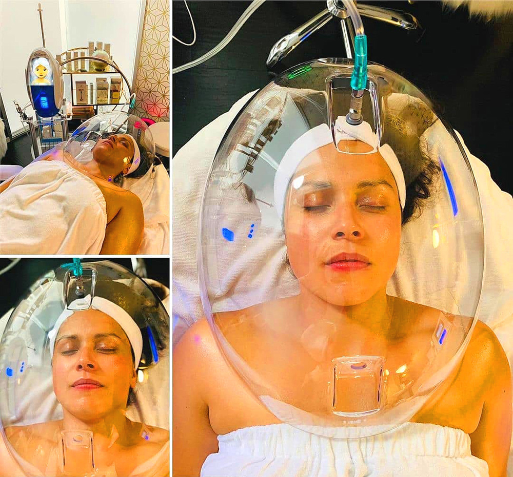 Newest Korea O2 to Derm Pure Oxygen O2derm Oxygen Facial Mask Dome Therapy Oxygen Infusion Facial Machine With O2toderm Dome